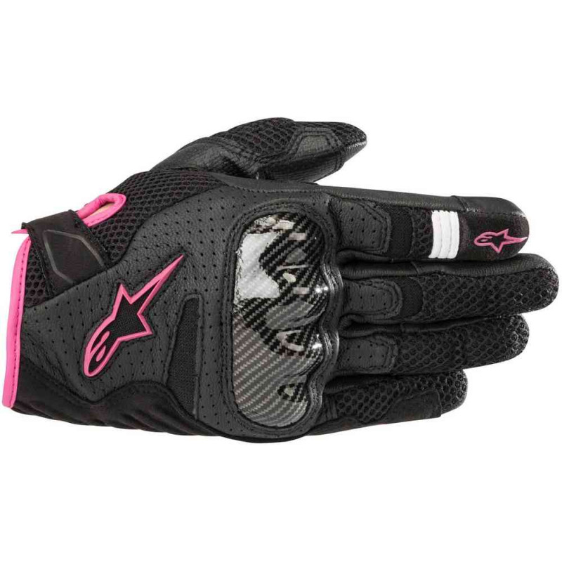 ALPINESTARS STELLA SMX-1 AIR V2 PRETO / ROSA