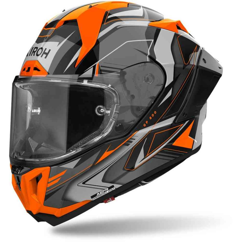 AIROH GP 800 MUST CARBON PRETO / CINZA / LARANJA