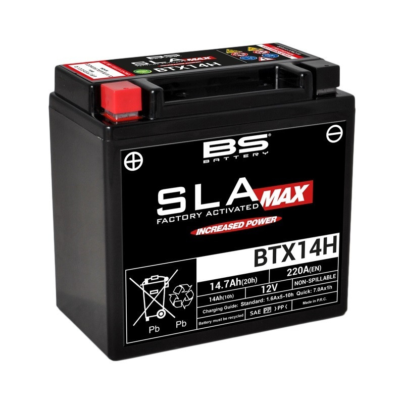 BS BATTERY BTX14H 12V 14.7AH