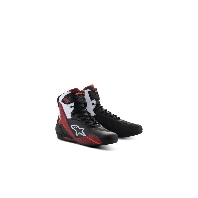 ALPINESTARS BOTAS FASTER-4 PRETO/VERMELHO