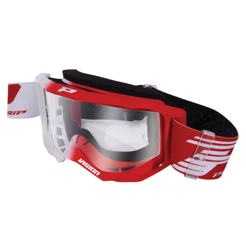 PROGRIP VISION GOGGLES BRANCO/VERMELHO