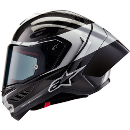 ALPINESTARS SUPERTECH R10 ELEMENT PRETO CARBON / BRANCO