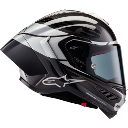 ALPINESTARS SUPERTECH R10 ELEMENT PRETO CARBON / BRANCO