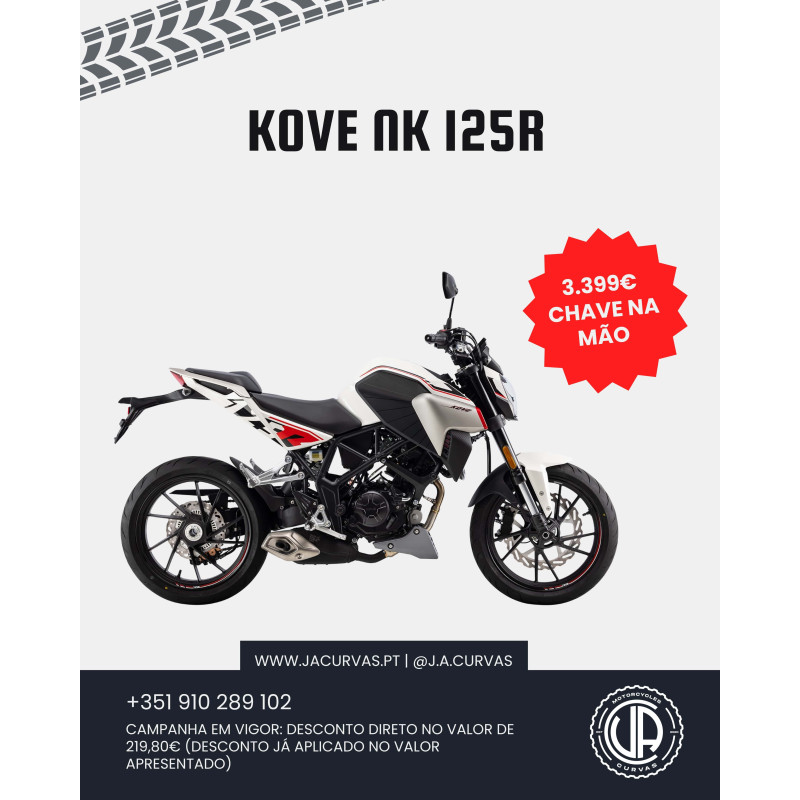 KOVE NK 125 R (CAMPANHA EM VIGOR)
