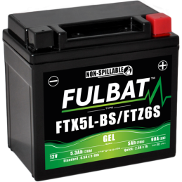 FULBAT FTX5L-BS/FTZ6S GEL 12V 5.3Ah