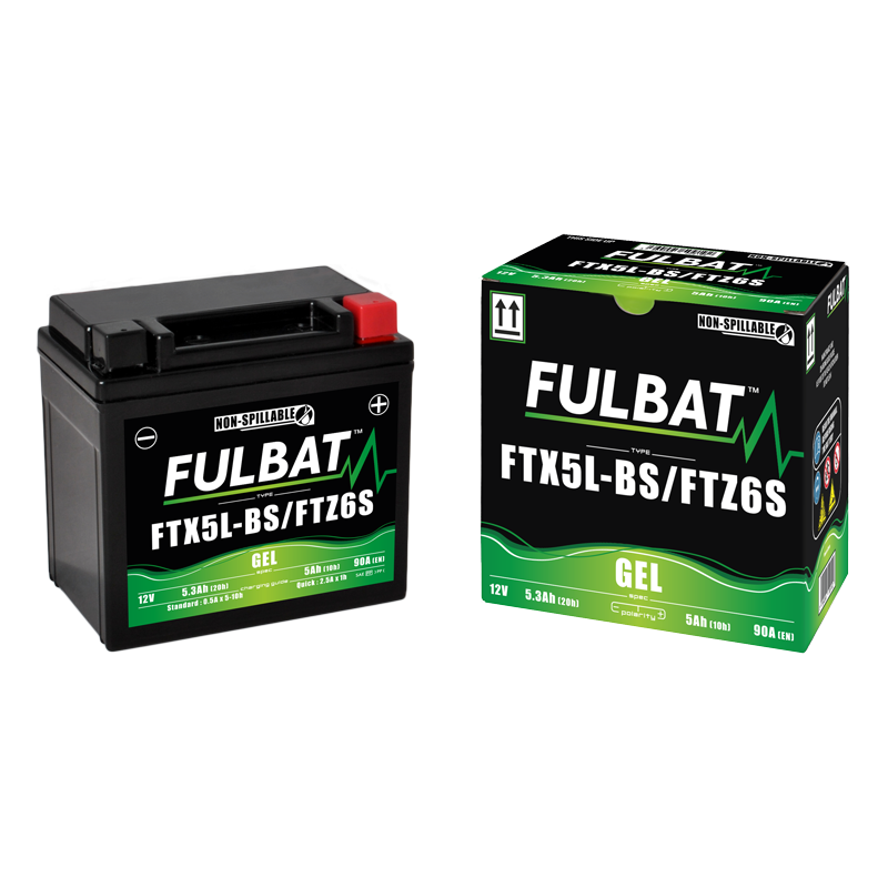FULBAT FTX5L-BS/FTZ6S GEL 12V 5.3Ah