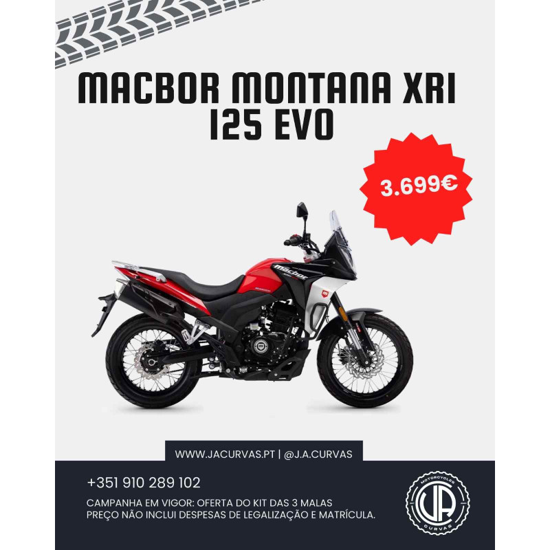 MACBOR MONTANA XR1 125 EVO 2025 (CAMPANHA EM VIGOR)
