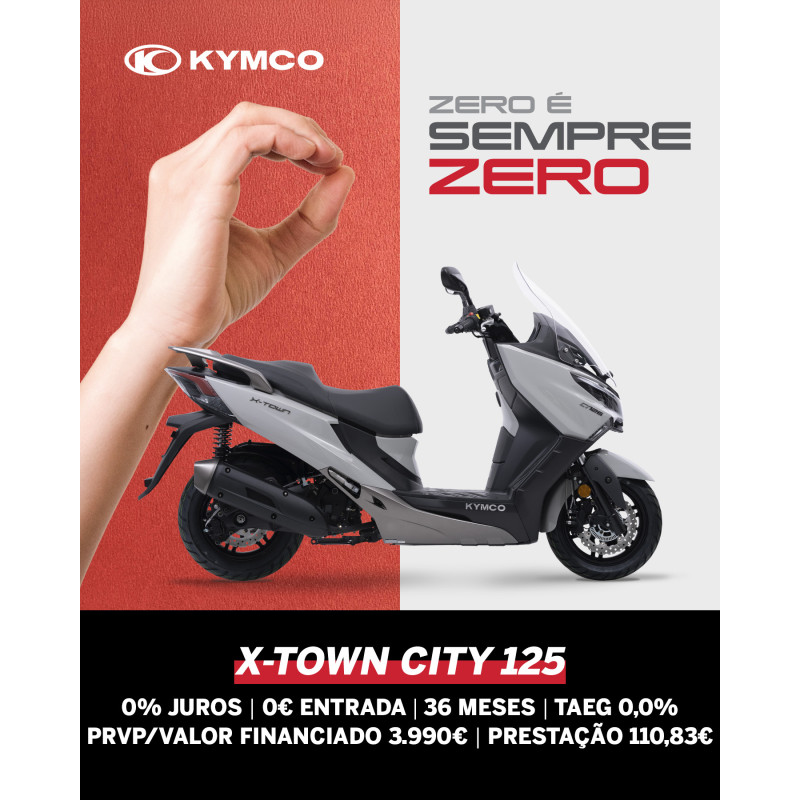 KYMCO X-TOWN CITY 125 (FINANCIAMENTO 0% JUROS)