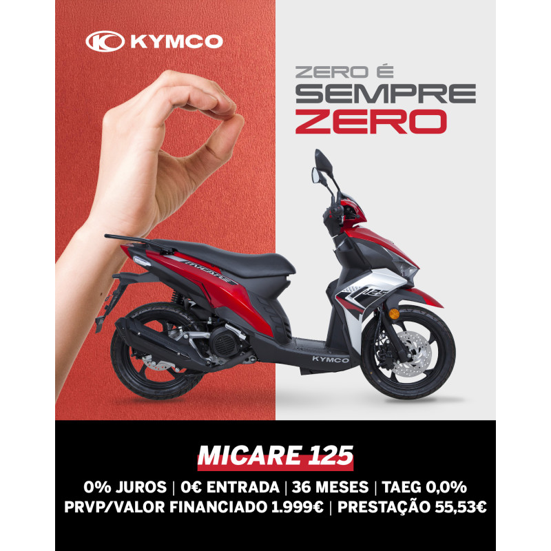 KYMCO MICARE 125 (FINANCIAMENTO 0% JUROS)