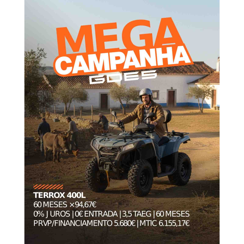 GOES TERROX 400L (FINANCIAMENTO 0% JUROS)