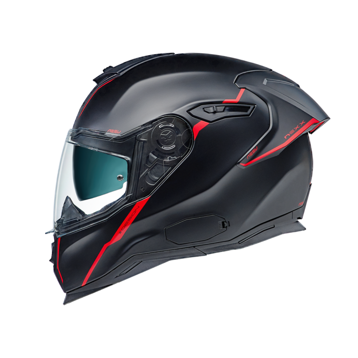 NEXX SX100R SHORTCUT BLACK / RED MATT