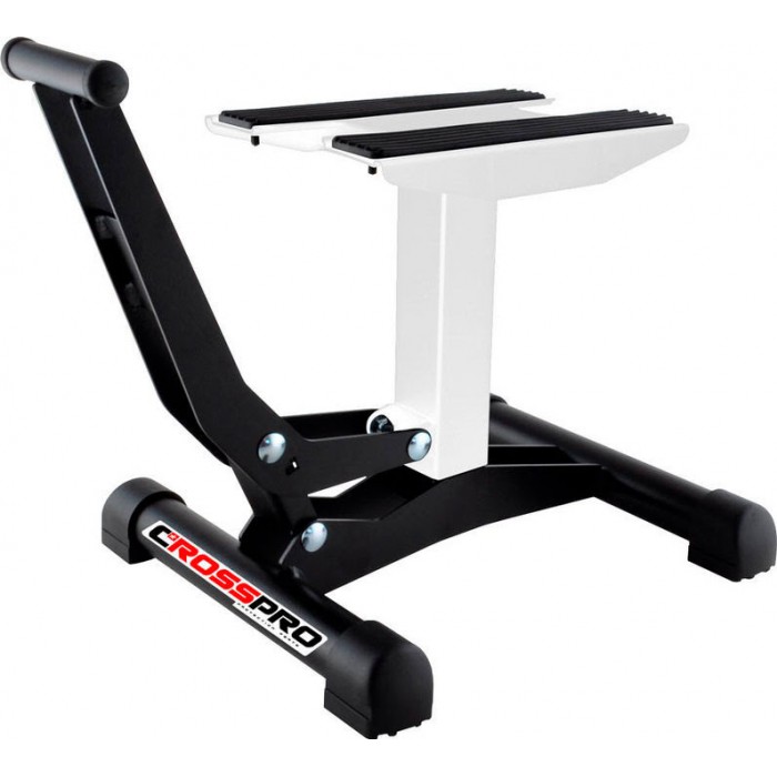 CAVALETE CROSSPRO C/ SISTEMA ELEVAÇÃO BRANCO
