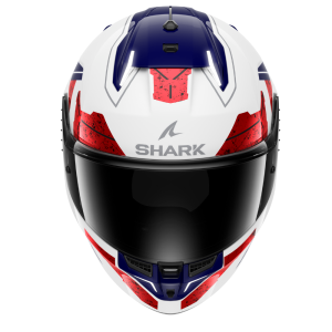 SHARK SKWAL i3 RHAD BRANCO / CROMADO / VERMELHO
