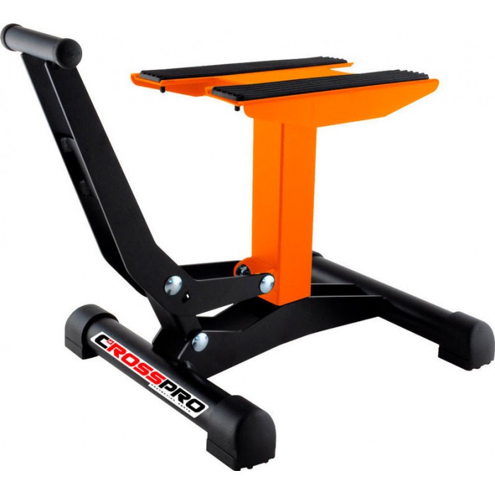 CAVALETE CROSSPRO C/ SISTEMA ELEVAÇÃO LARANJA