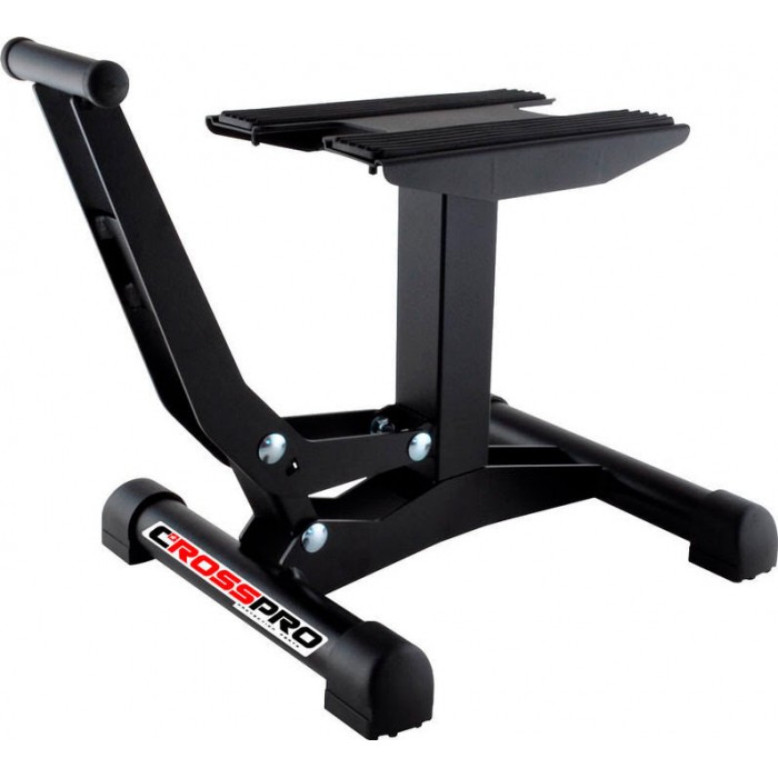 CAVALETE CROSSPRO C/ SISTEMA ELEVAÇÃO PRETO