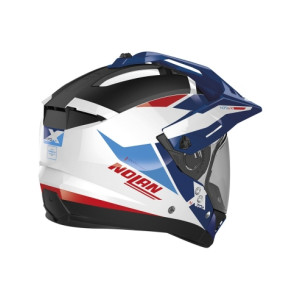 NOLAN N70-2 X METAL BRANCO / VERMELHO / AZUL