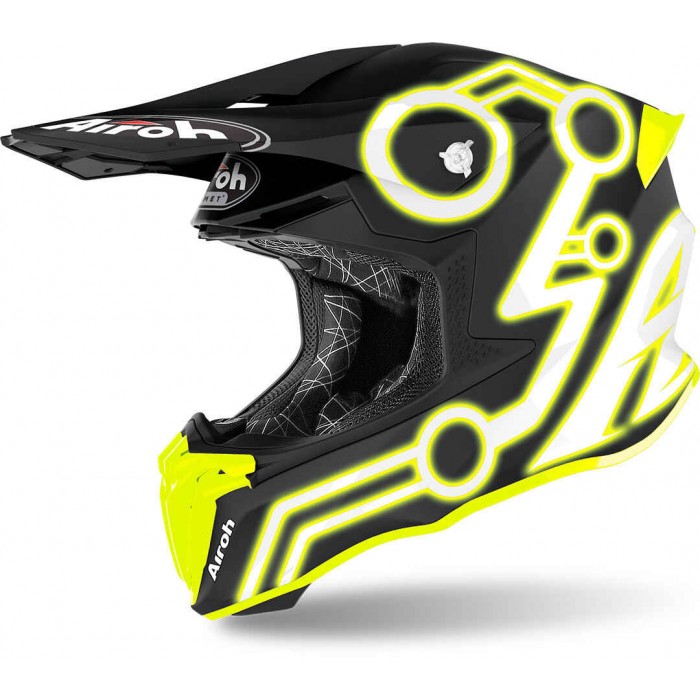 AIROH TWIST 2.0 NEON PRETO/AMARELO