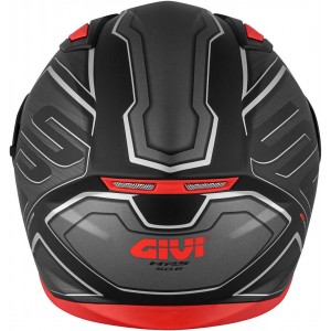 GIVI 50.6 SPORT DEEP PRETO/VERMELHO MATE