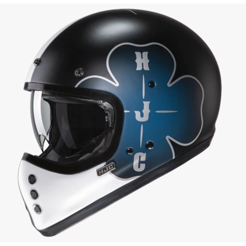 HJC V60 OFERA PRETO / AZUL / BRANCO